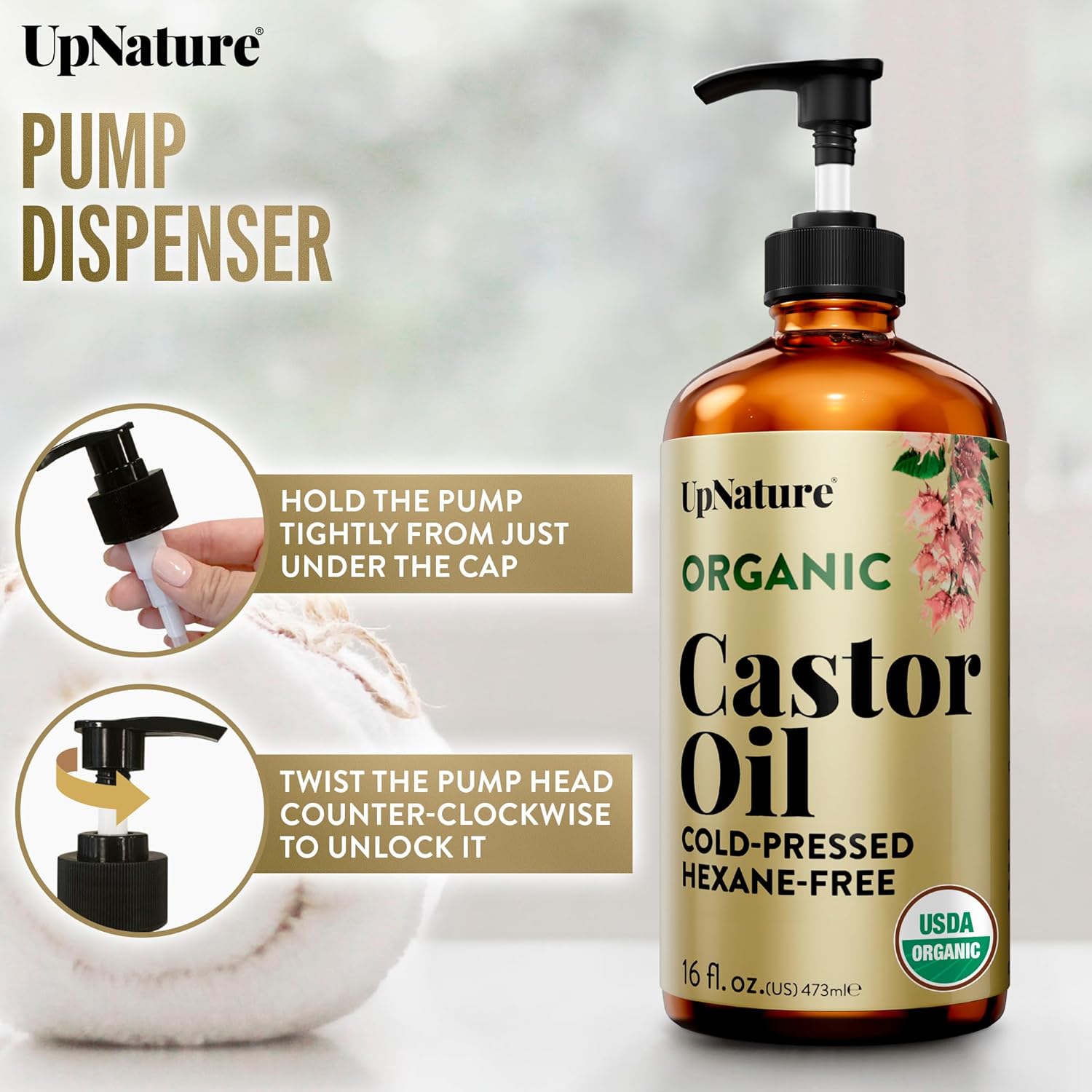 Thumbnail 5 de UpNature Organic Castor Oil 16 oz