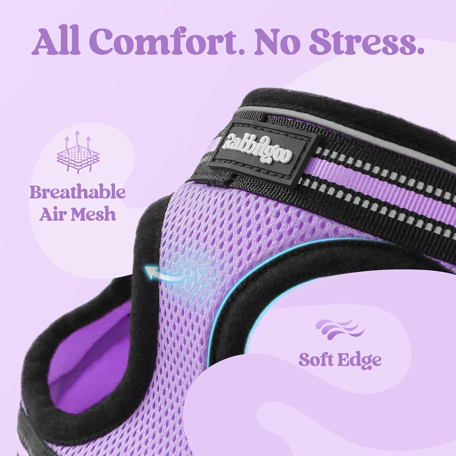 Thumbnail 6 de rabbitgoo Cat Harness and Lead Set: Escape-Proof, Soft Step-In Vest for Small Cats
