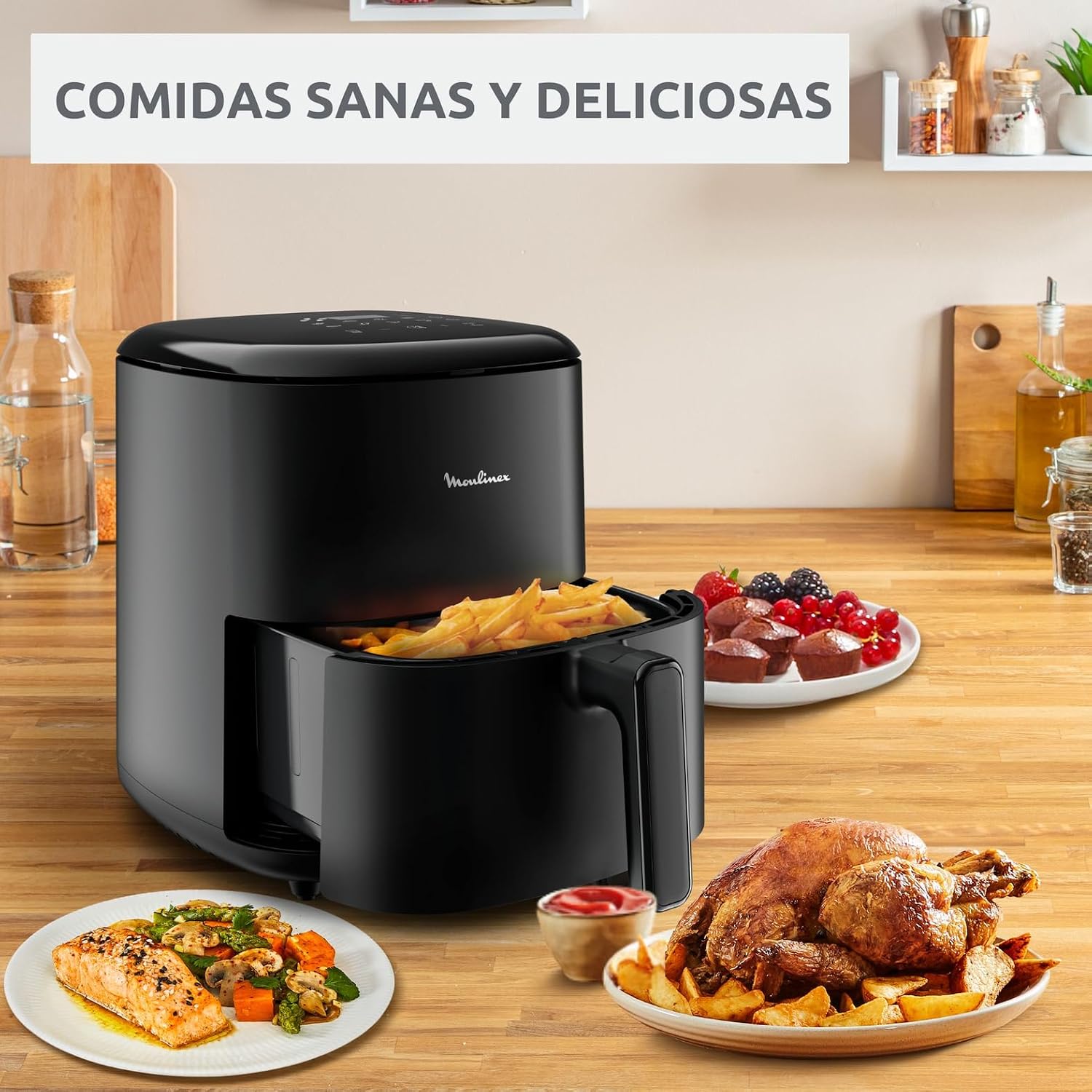 Thumbnail 3 de Moulinex Easy Fry Max freidora 5 L 1500W