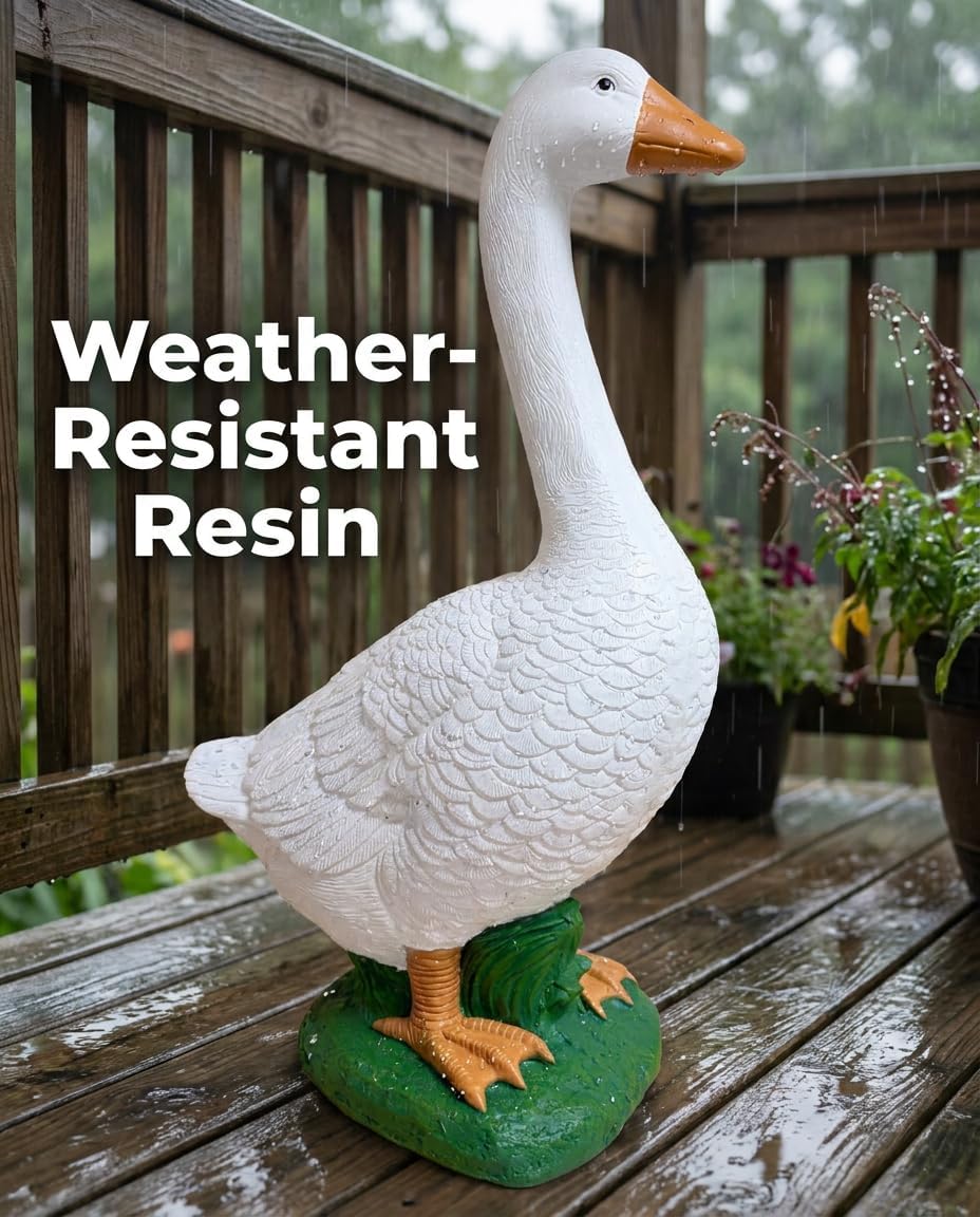 Thumbnail 5 de iStatue Porch Goose Statue 23 Inch