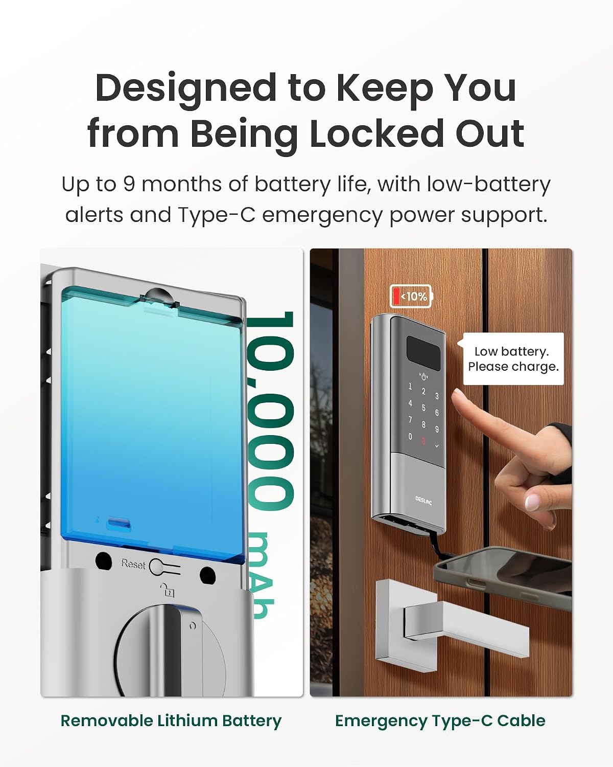 Thumbnail 6 de DESLOC smart door lock, K140 Plus
