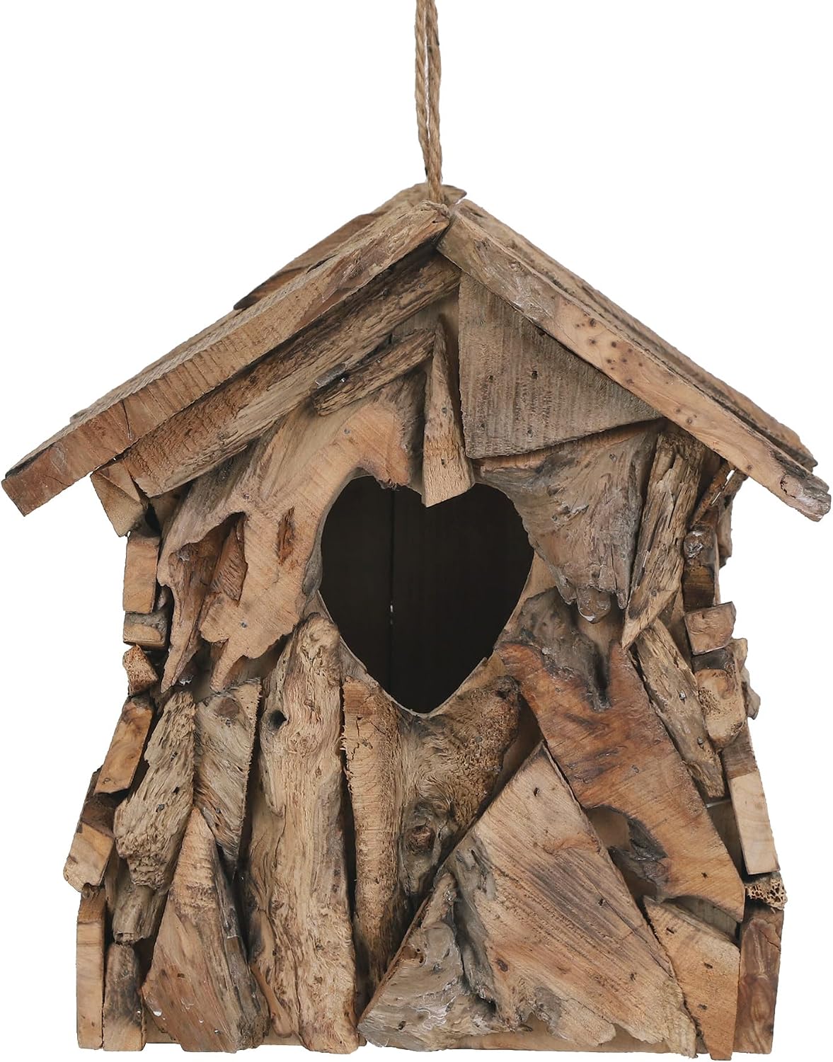 Detalle de Wood Birdhouse with 2.36-Inch Heart-Shaped Entry