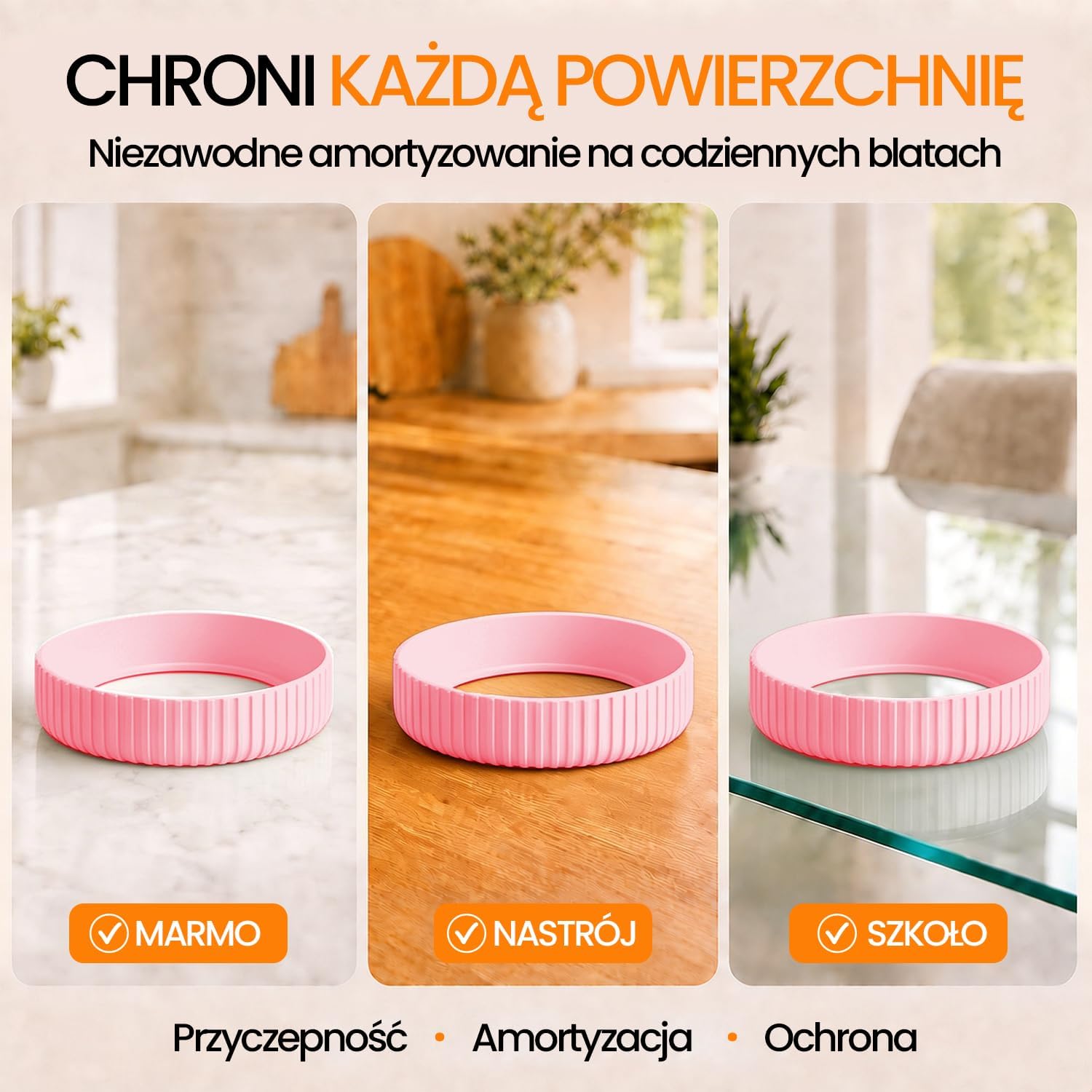 Detalle de TrendPlain: szklana butelka do oliwy 2 w 1, dozownik i rozpylacz, 470 ml
