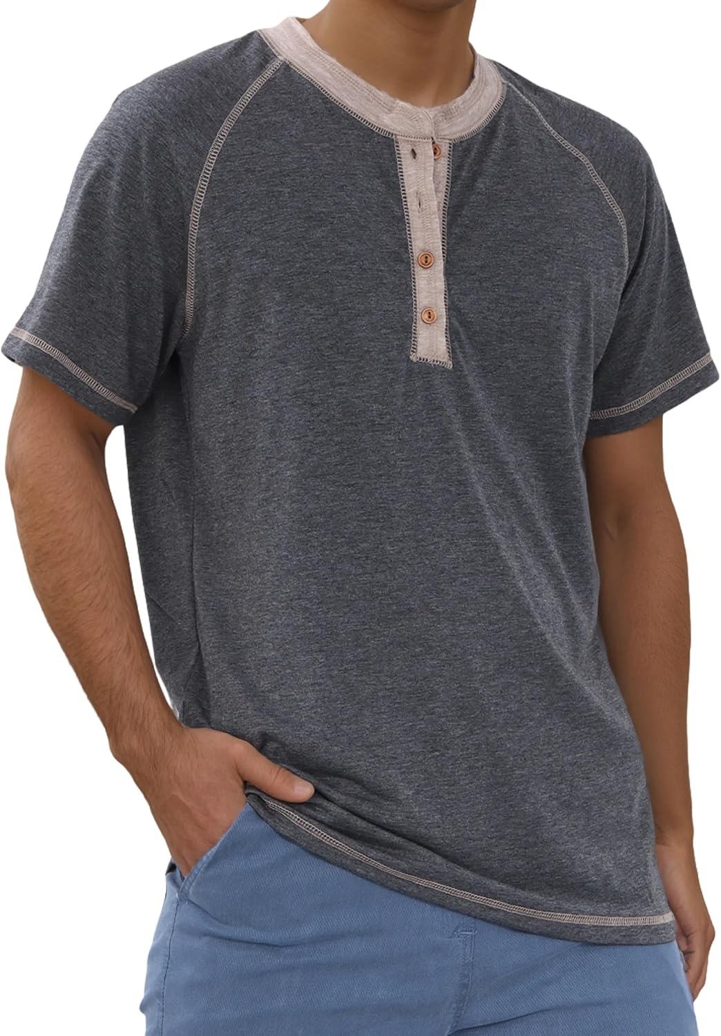 Thumbnail 6 de BWBIKE T-Shirt Uomo Henley, maniche corte S