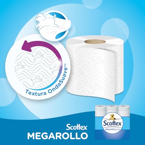 Detalle de Scottex Megarollo Papel higiénico 36 rollos