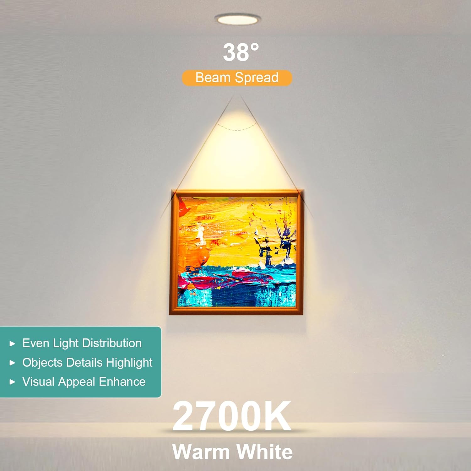 Thumbnail 4 de DiCUNO CA-MR16-S-E26-5W-DMB-WW-6P MR16 E26 Dimmable LED Bulbs, 6-Pack