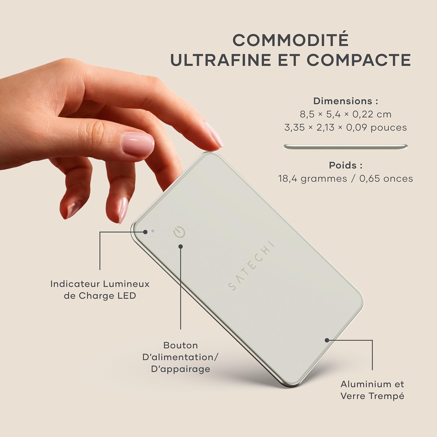 Thumbnail 5 de SATECHI FindAll Wallet Tracker 220 mAh 🔑