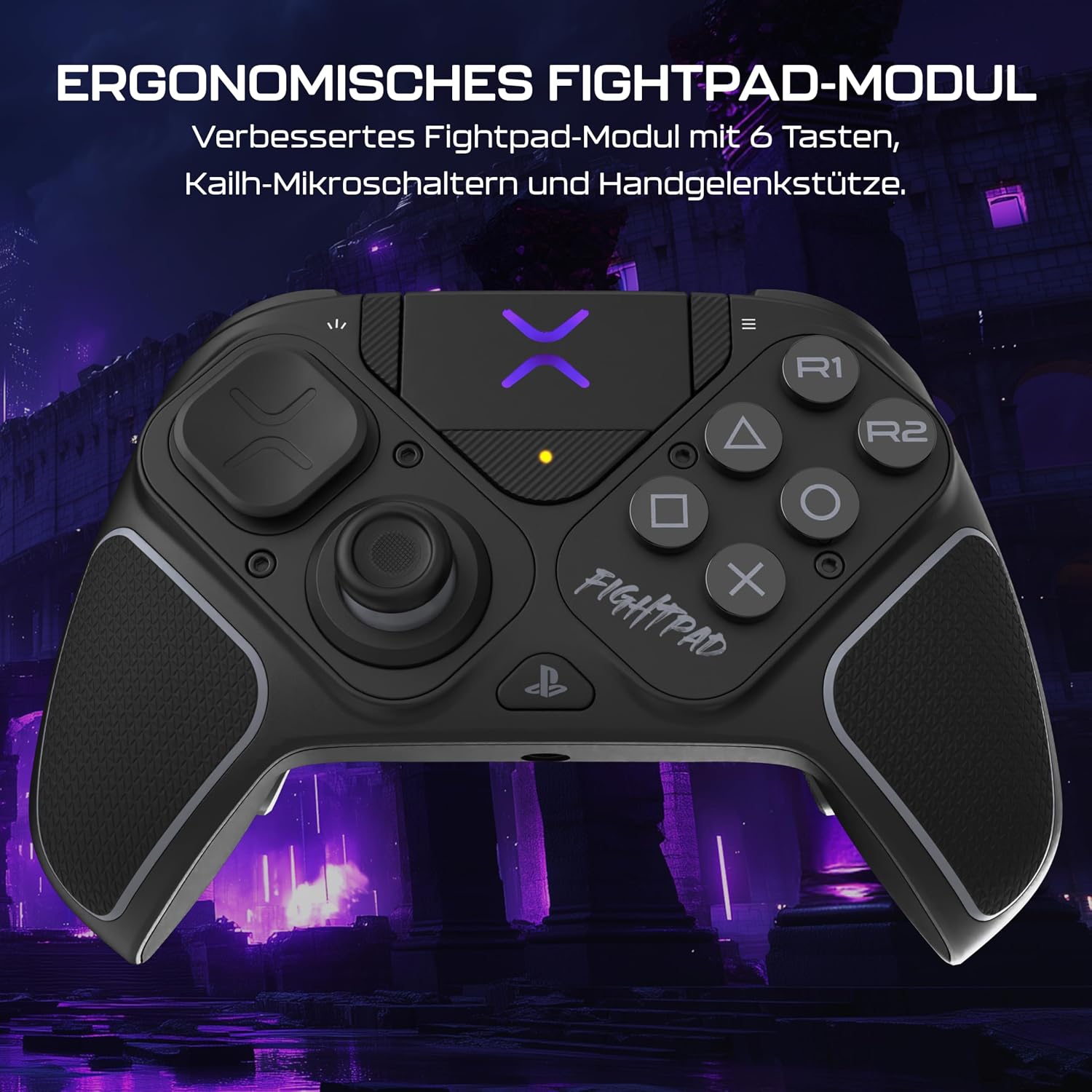 Detalle de Turtle Beach Victrix Pro BFG Reloaded Wireless Modulares PlayStation-Controller Schwarz (offiziell lizenziert)