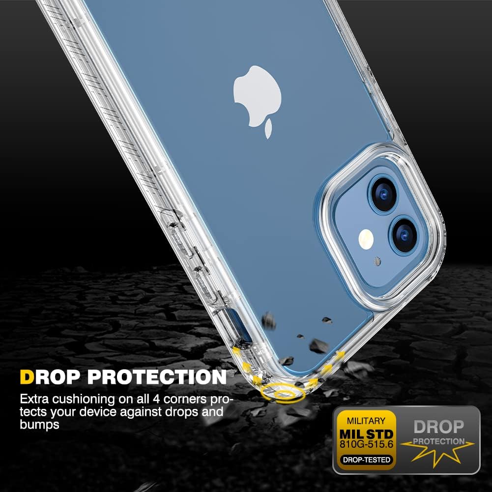 Detalle 2 de Diaclara Case for iPhone 12 6.1" — 360° protection