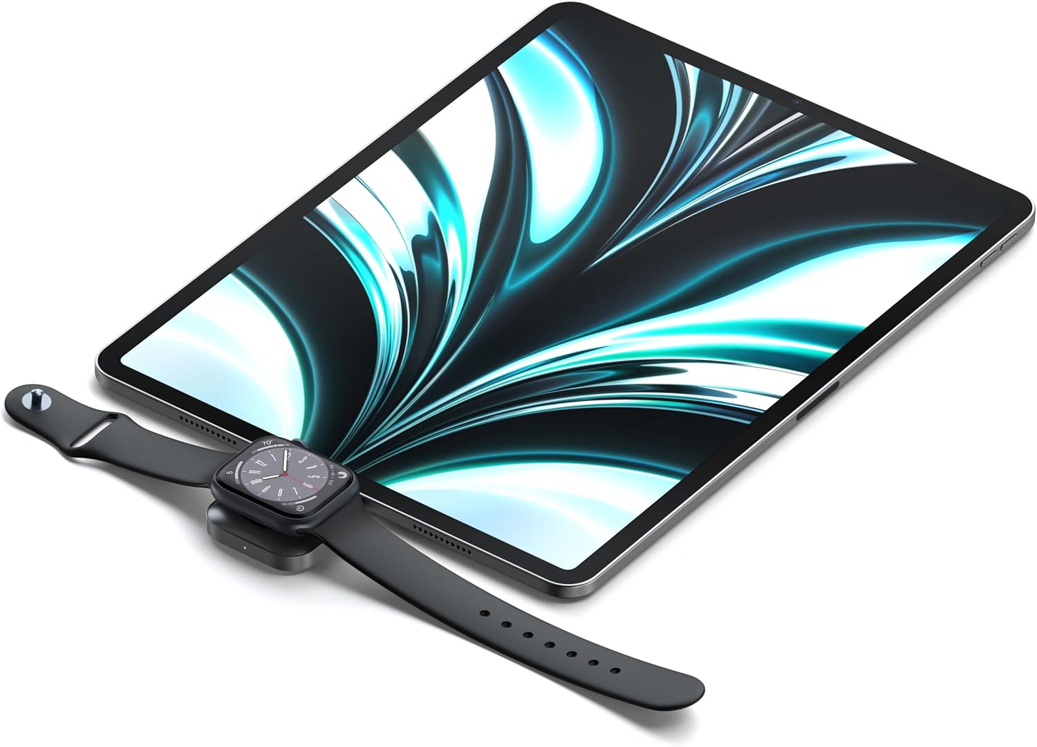 Detalle 2 de SATECHI USB-C Magnetic Apple Watch Charger (MFi-Certified) – Portable Dock for Ultra, SE, Series, and AirPods
