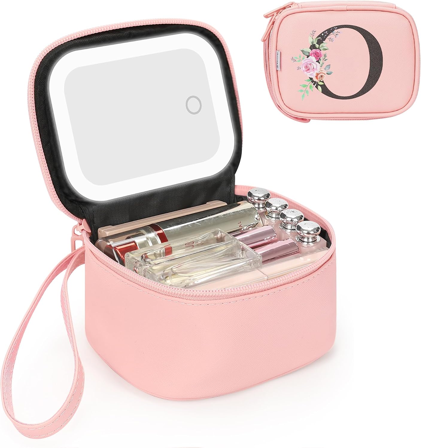 Detalle de Makeup Bag with Detachable LED Mirror