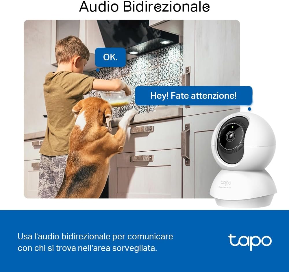 Thumbnail 5 de Tapo C230 Telecamera Wi‑Fi interna 5 MP 3K con visione notturna