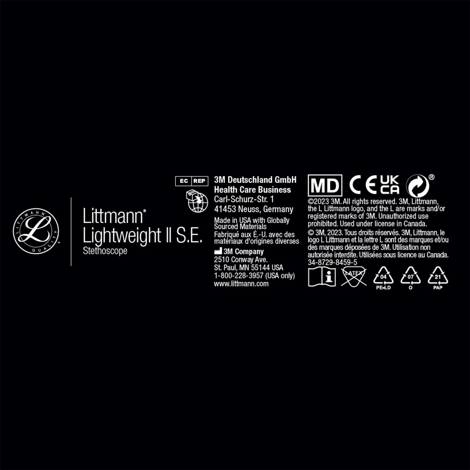 Thumbnail 5 de 3M Littmann Lightweight II S.E. 71,1 cm