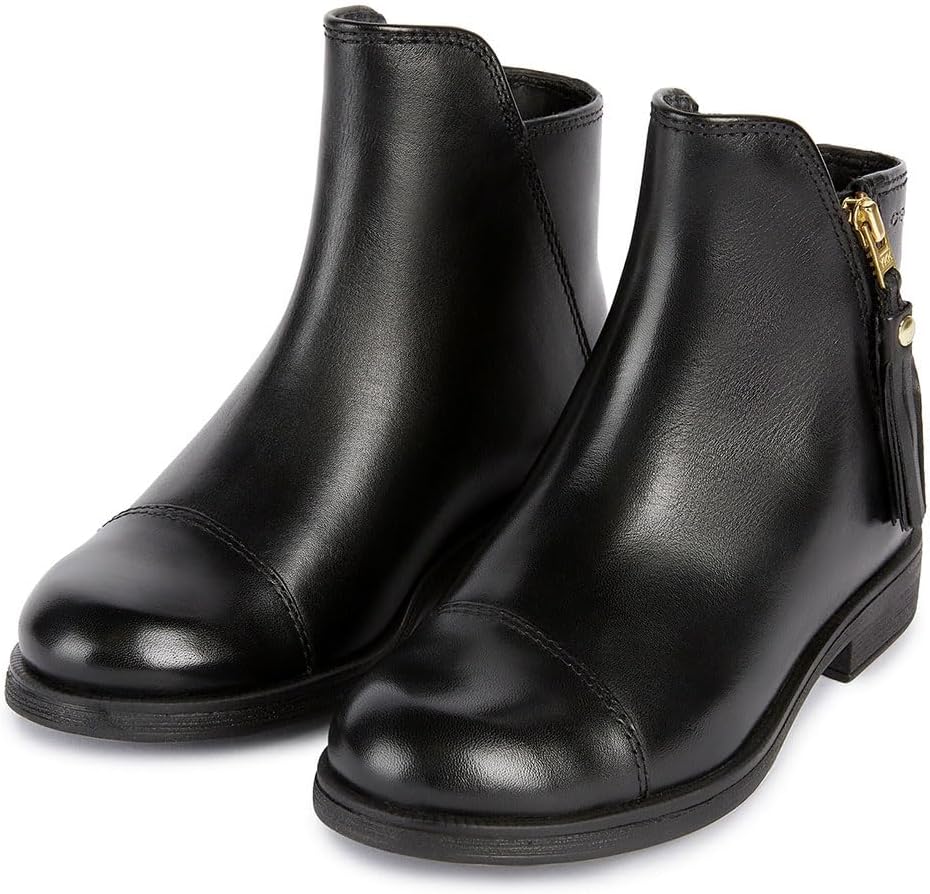Detalle de Geox Women’s Jr Agata CAnkle Boots with breathable outsole and zip fastening