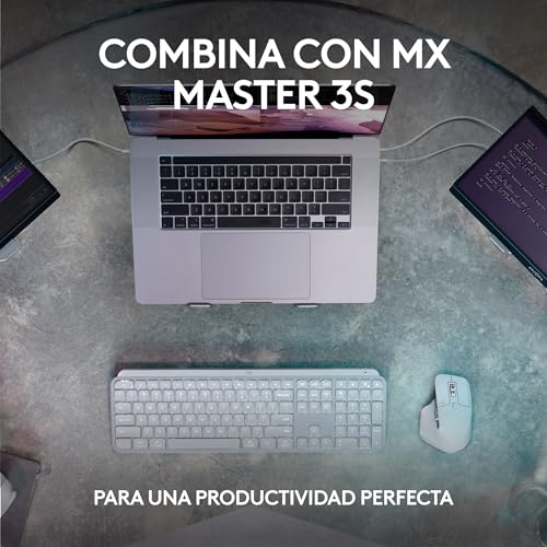 Thumbnail 8 de Logitech MX Keys S: Teclado inalámbrico de perfil bajo para escritura fluida y multitarea