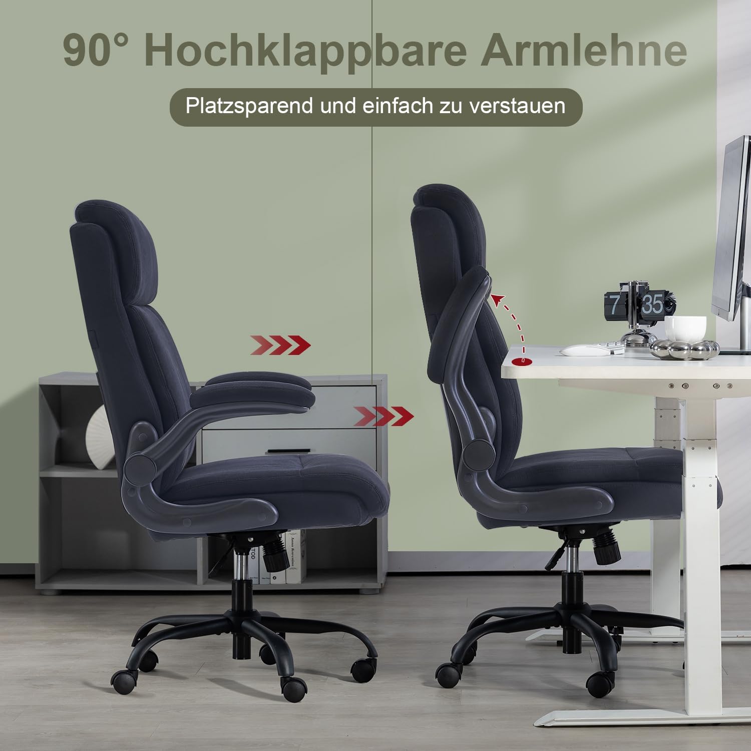 Thumbnail 4 de CASTLOVE Ergonomischer Bürostuhl 150 kg