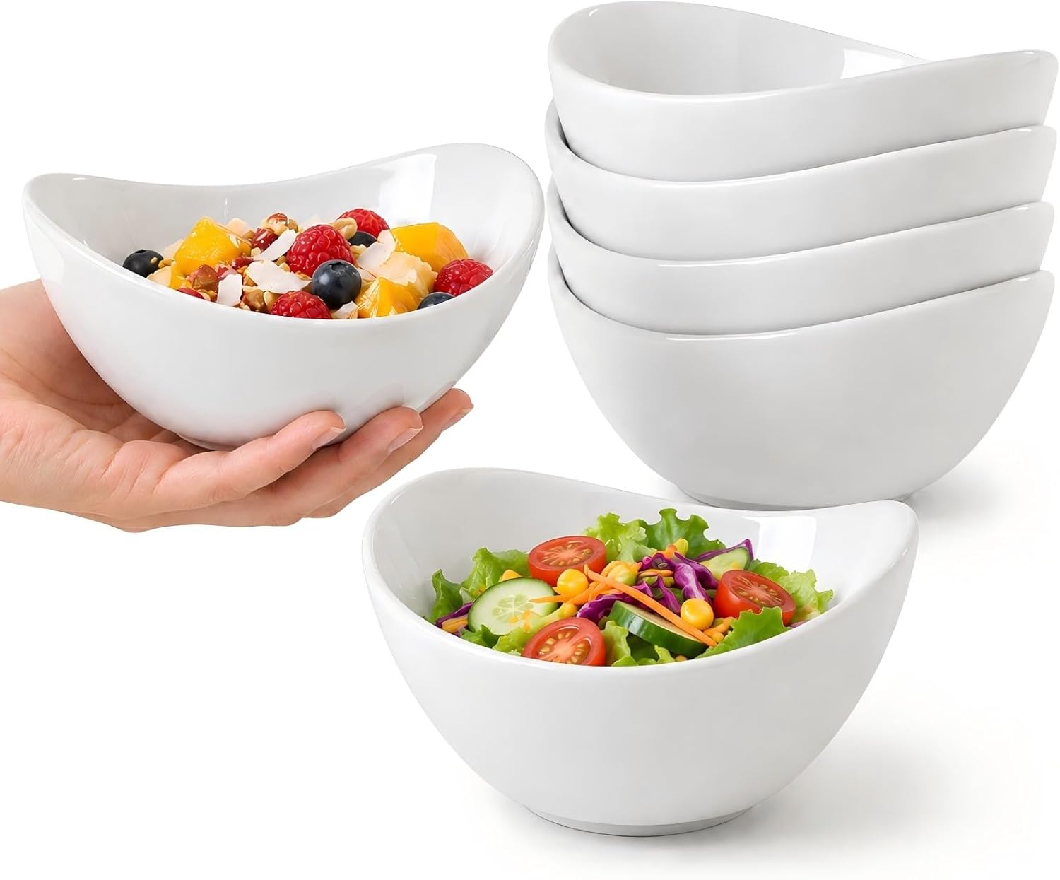 Detalle de Porcelain Dessert Bowls, 6 oz