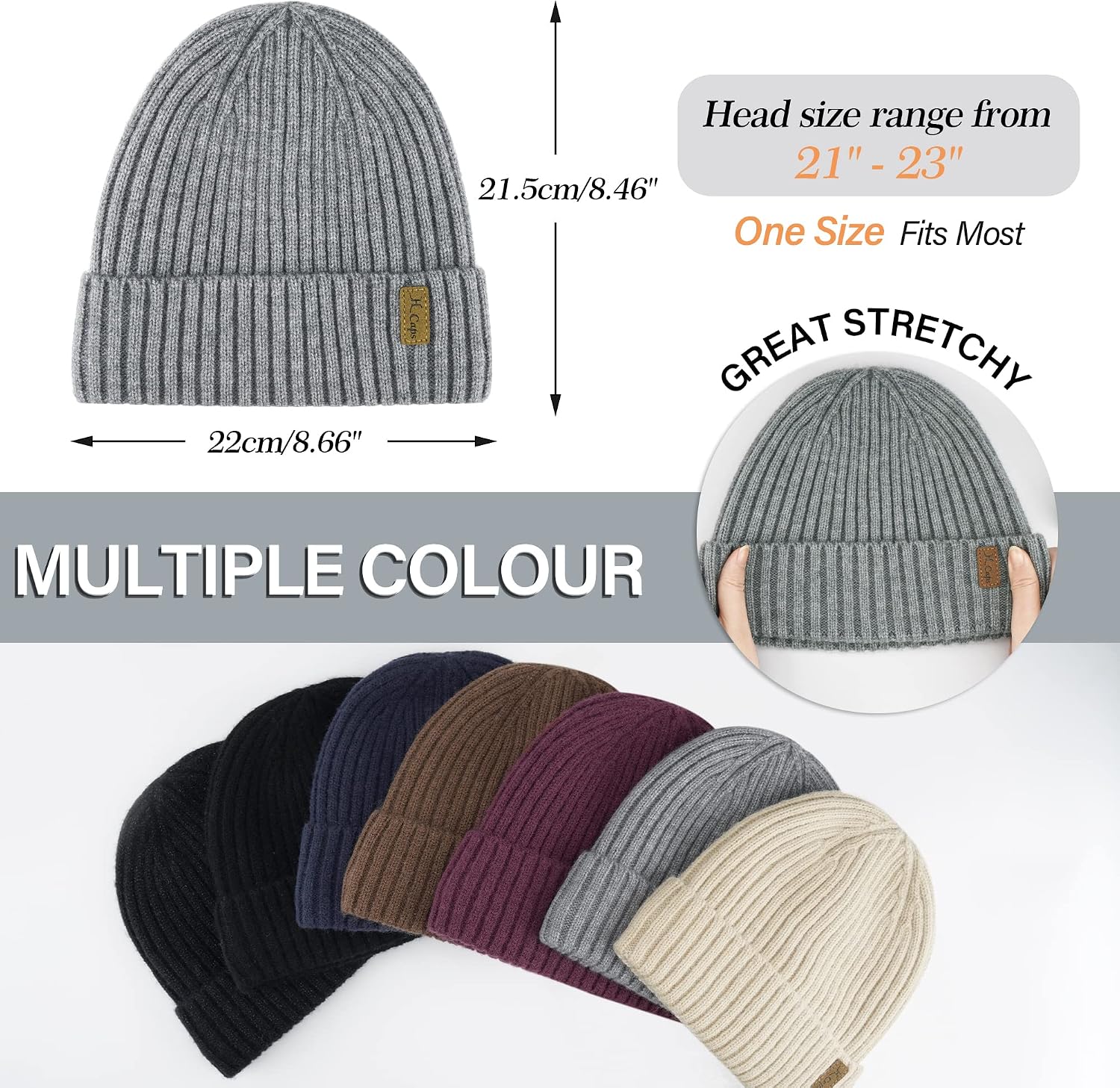 Thumbnail 6 de Cappello termico in maglia foderato in pile unisex 🧣