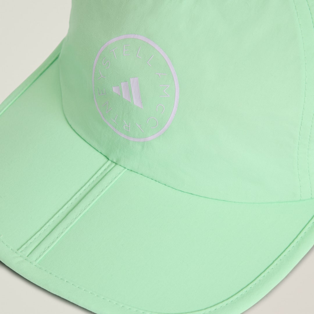 Detalle de Gorra adidas by Stella McCartney Run – Verde