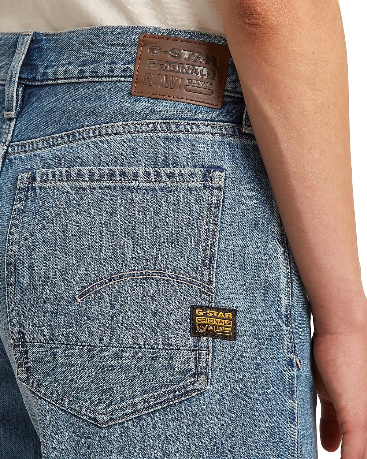 Detalle de G-Star Damen Judee Loose Low Waist Jeans – lockere Passform mit Fokus auf Tragekomfort