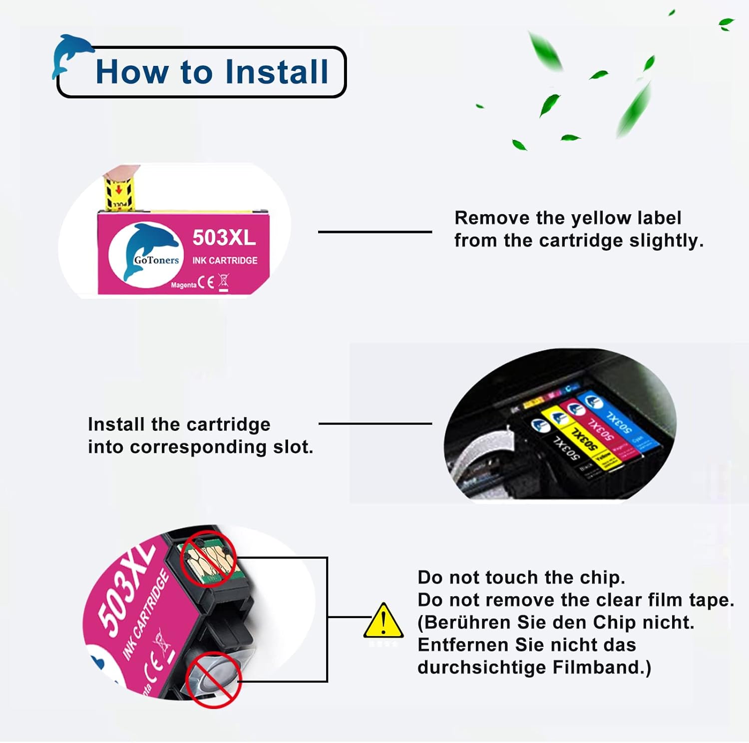 Thumbnail 6 de GoToners 503XL kompatible Multipack für Epson 503 / 503XL Druckerpatronen (10er-Set) für XP-5200 & WF-2960