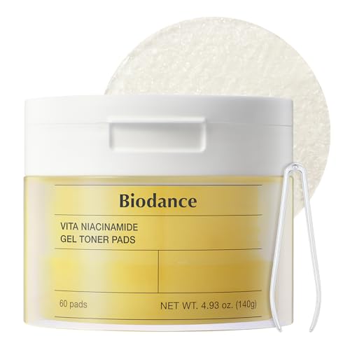 Detalle de Biodance Vita Niacinamide Gel Toner Pads – Discos tónicos con vitamina C para manchas y tono uniforme (60 U, 140 g)