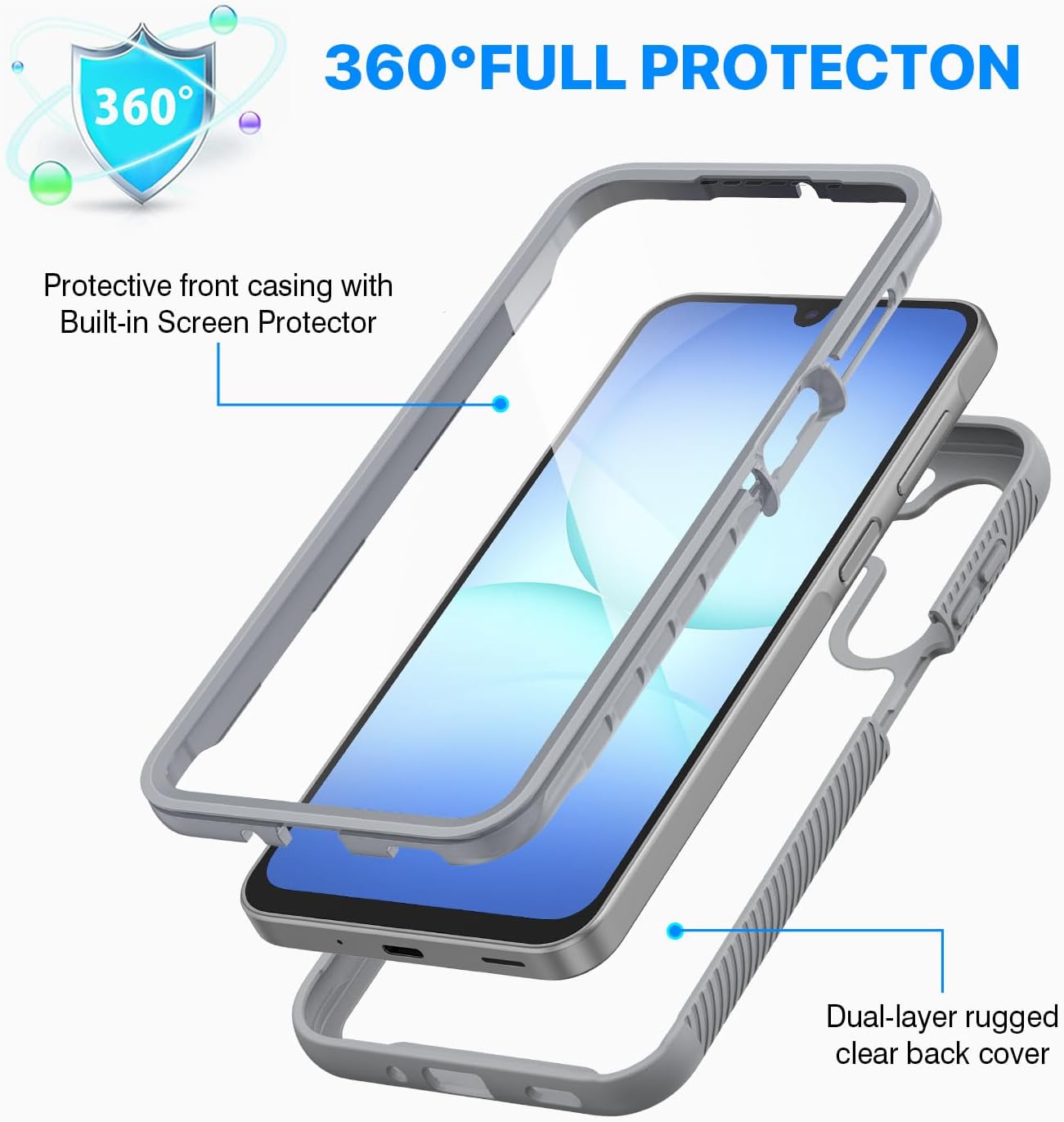 Detalle 2 de CENHUFO Samsung Galaxy A16 360° protective case