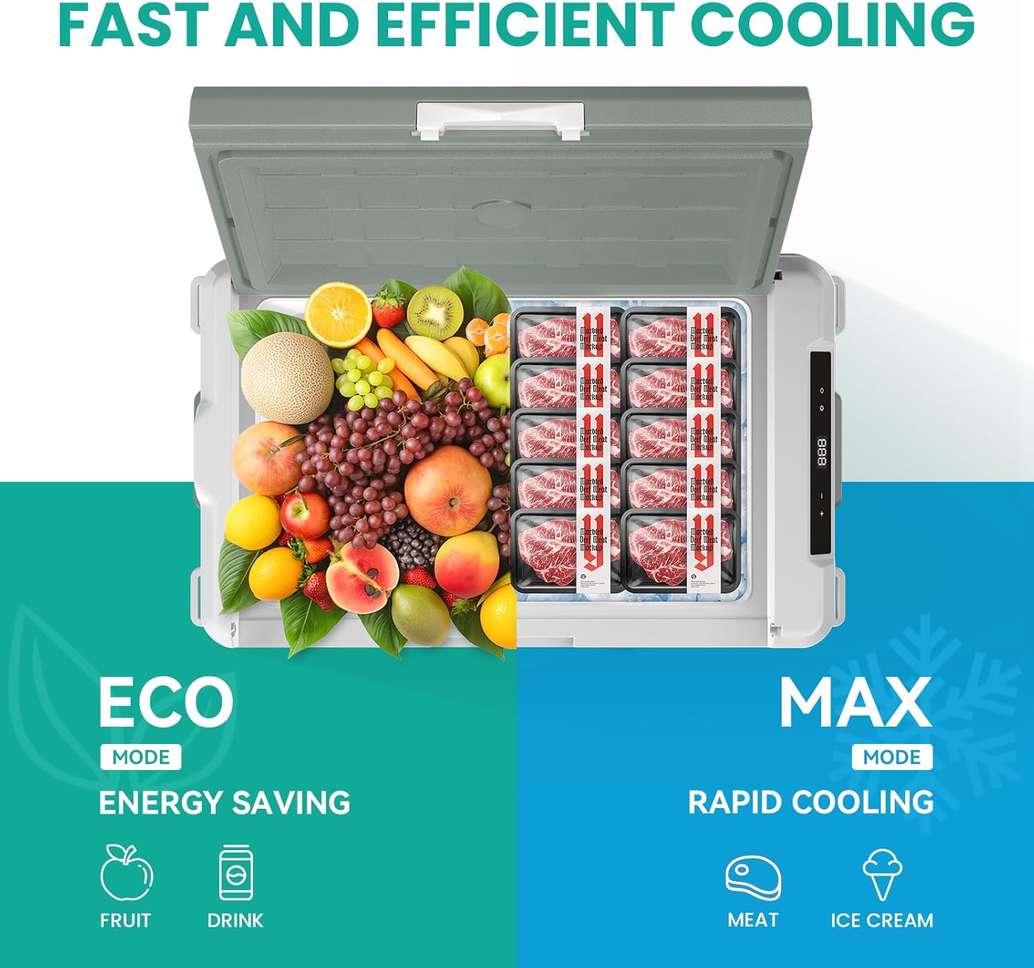 Detalle de Alpicool GC30 29L Portable Compressor Car Refrigerator: A Practical 12V/240V Camping Fridge