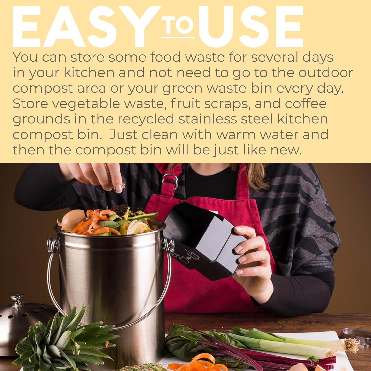 Thumbnail 4 de EPICA Countertop Compost Bin 1.3 Gallon