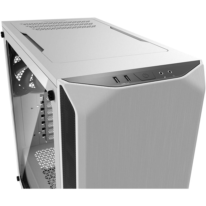 Detalle de be-quiet! Pure Base 500 Window White con cristal templado y USB 3.1
