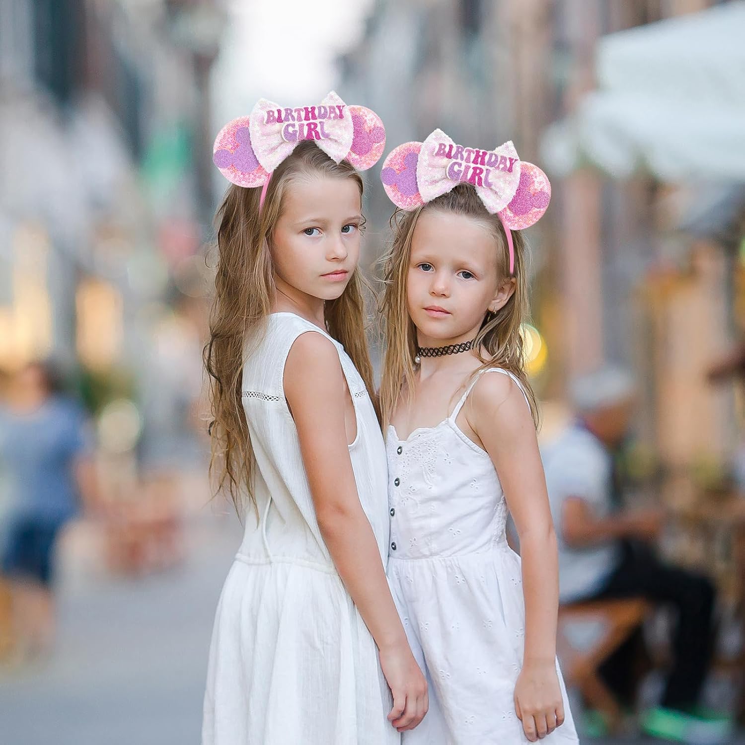 Thumbnail 6 de LYLIN TG-Birthday Girl Pink Birthday Mouse Ears Headband for Parties