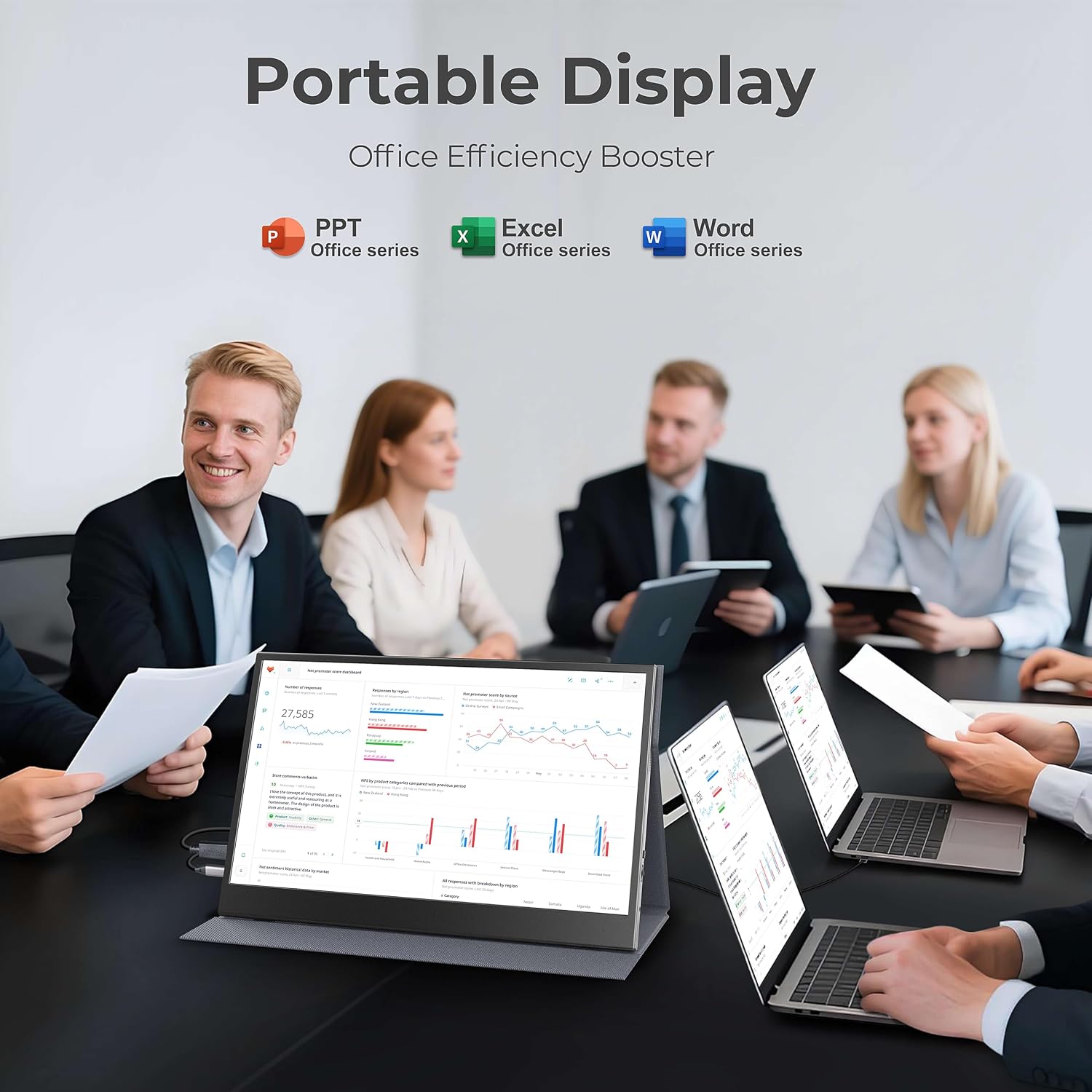 Thumbnail 6 de UFYQL Portable Monitor 15.6" 1080p FHD IPS