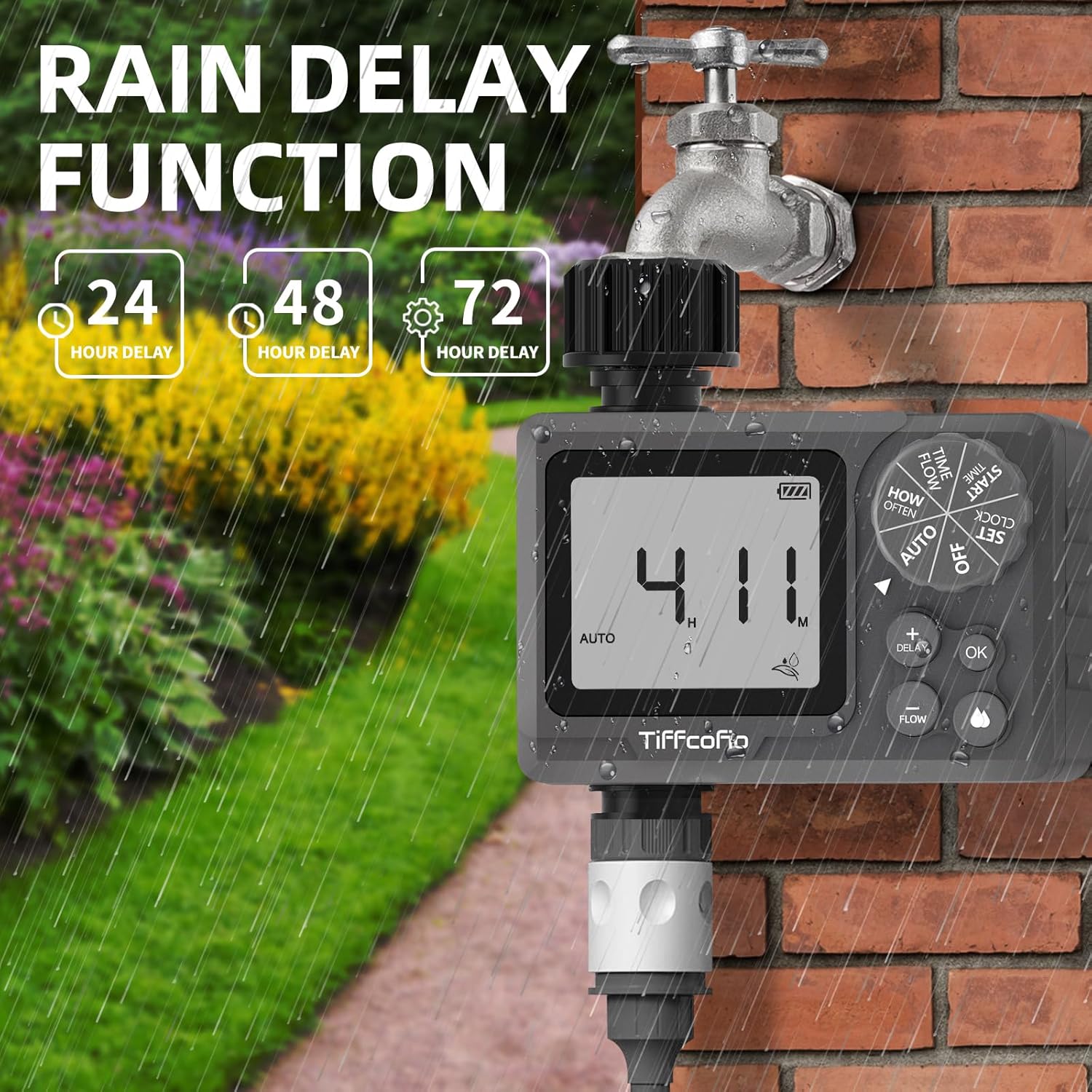 Thumbnail 6 de New Programmable Water Volume Control Sprinkler Timer by Tiffcofio