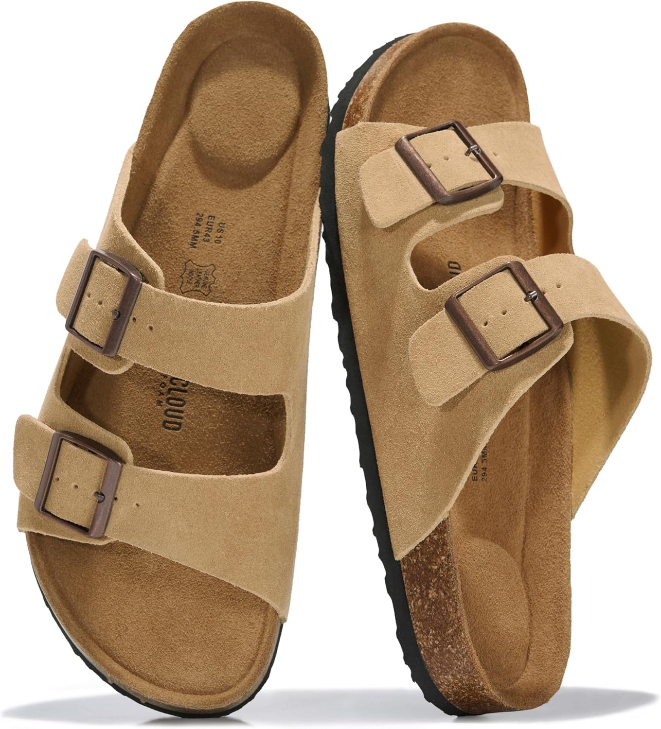 Thumbnail 6 de Project Cloud Heritage Sandal: 100% Genuine Leather Mens Sandals with Memory Foam Insole