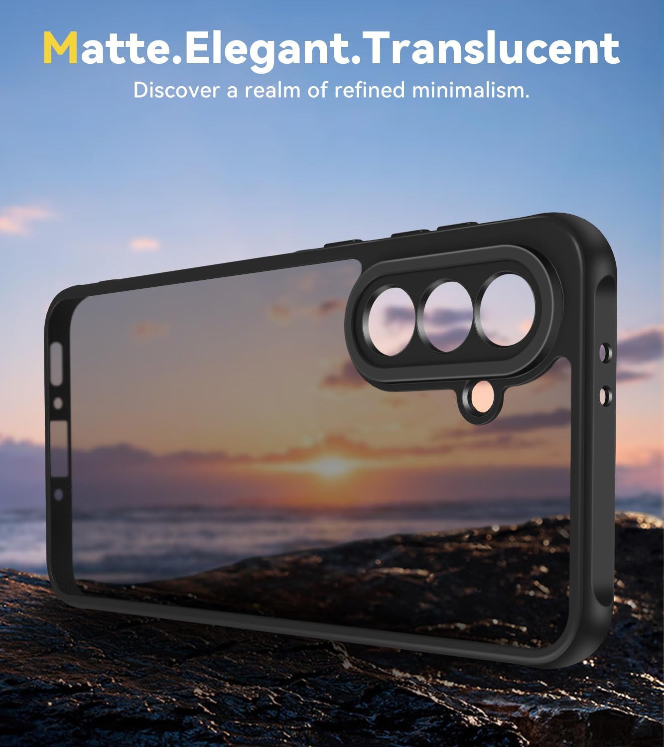 Thumbnail 5 de ivoler Case for Samsung Galaxy A36 5G with 2 Tempered Glasses