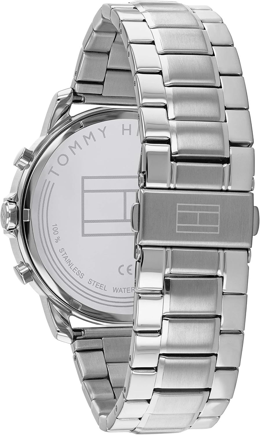 Detalle de Tommy Hilfiger Multi Zifferblatt Quarz Uhr für Herren – Edelstahl- oder Lederarmband