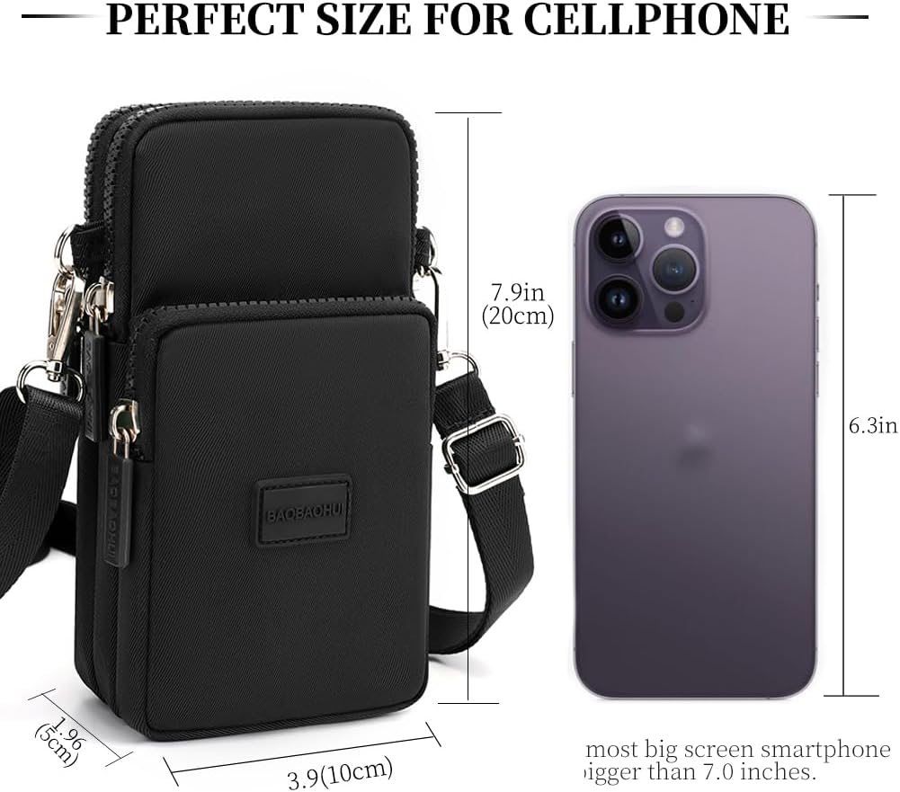 Thumbnail 3 de DuoLmi Umhängetasche Damen Klein – Multifunktionale Crossbody aus Oxfordstoff