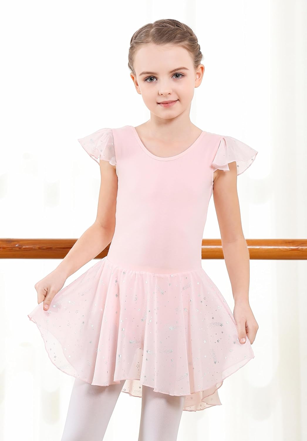 Thumbnail 1 de Girls Ballet Leotard 4Ruffle Shiny Dance