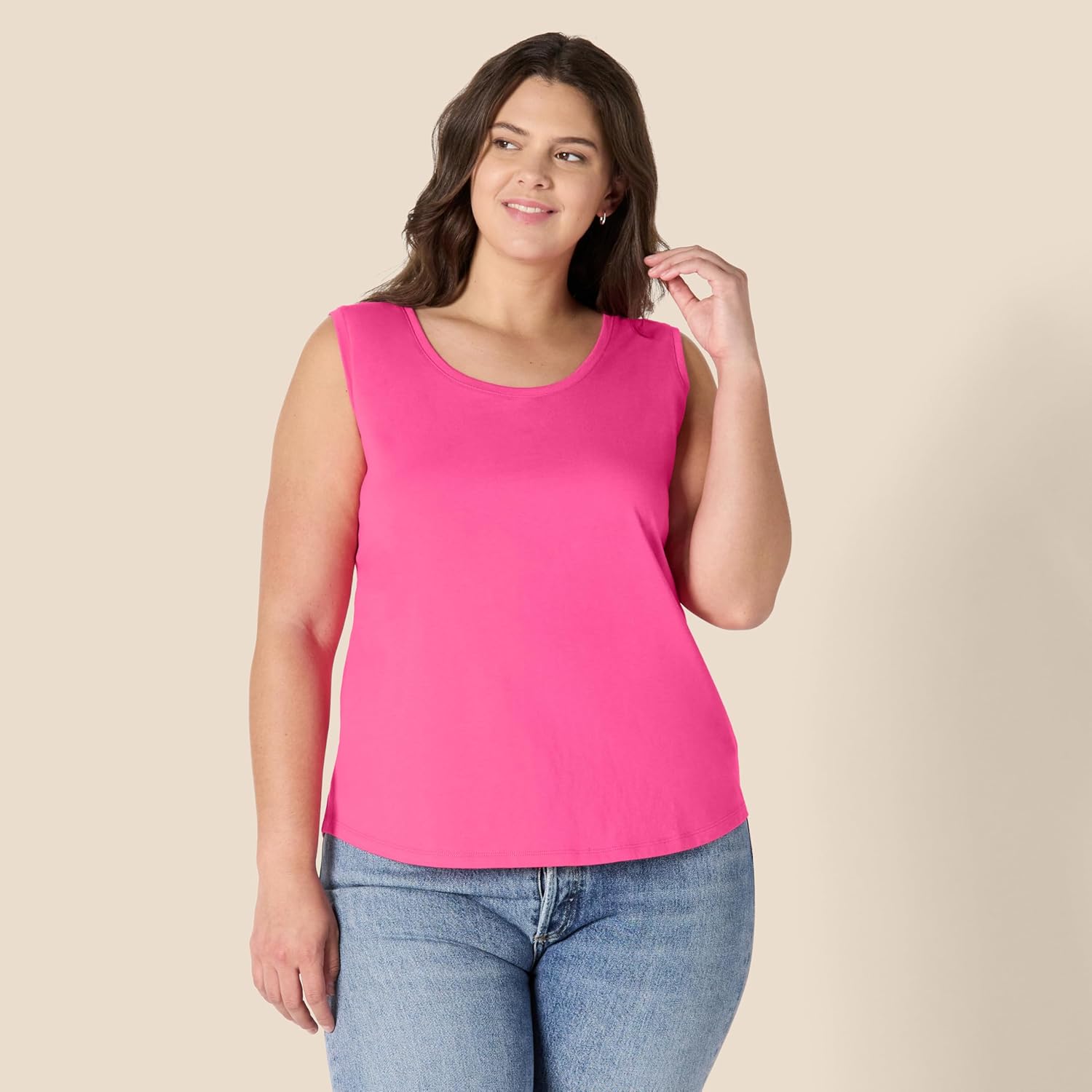 Thumbnail 4 de Amazon Essentials Women’s Regular-Fit 100% Cotton Sleeveless Tank Top