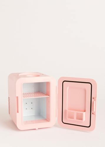 Detalle de CREATE Fridge Mini Box: mini frigorífico 4 L rosa pastel con frío y calor
