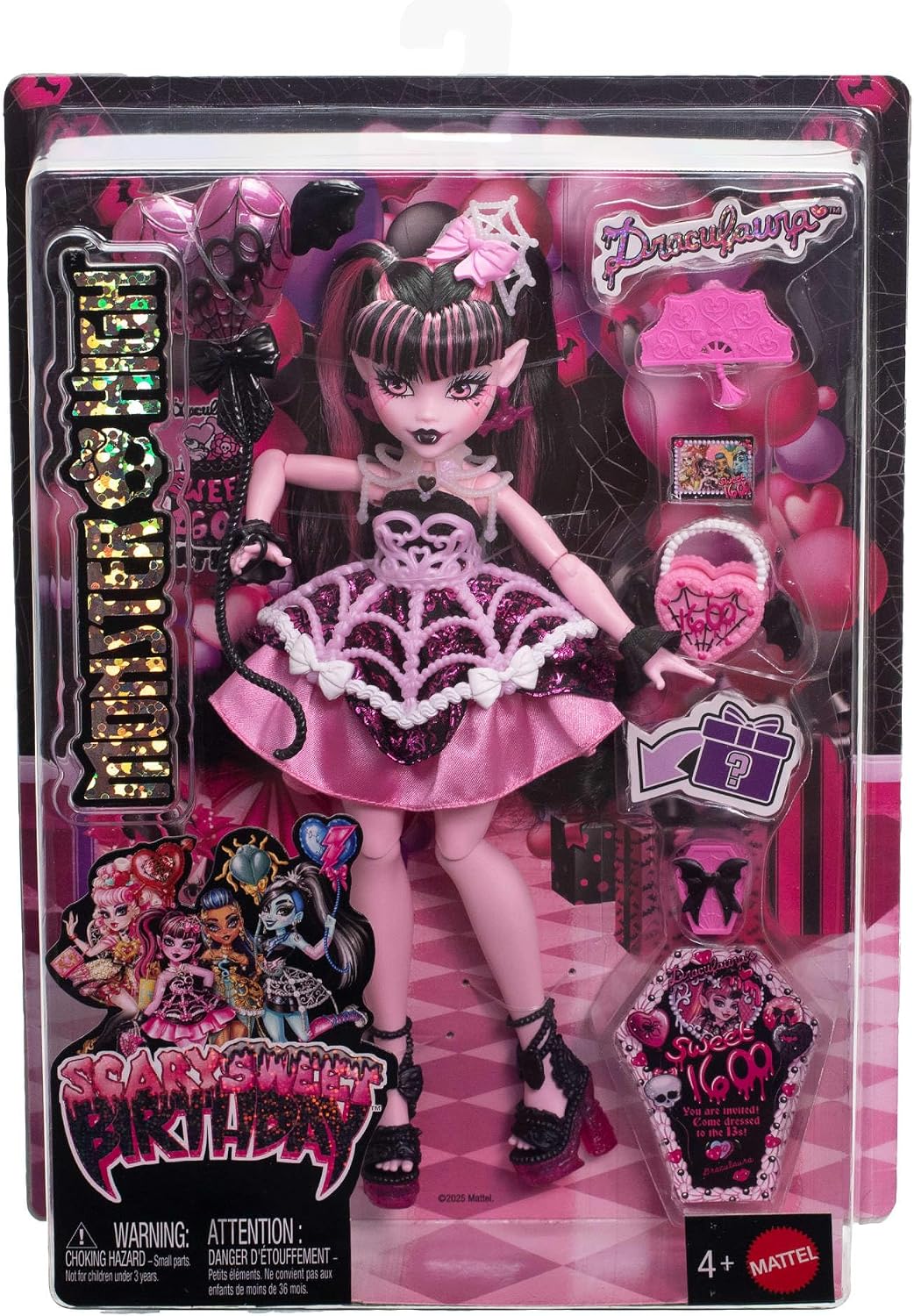 Thumbnail 5 de Monster High JBG74 Draculaura 1600 anni 🎀