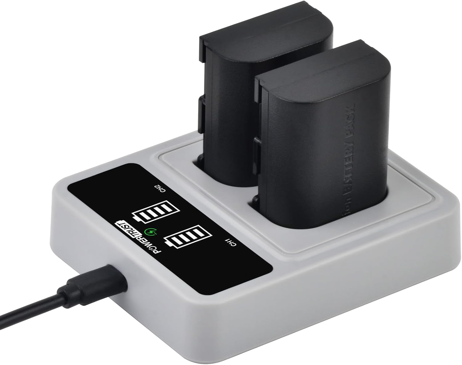 Thumbnail 6 de PowerTrust 2x LP-E6 / LP-E6N Akku + PD-20-W-Dual-USB-C Ladegerät für Canon EOS Kameras