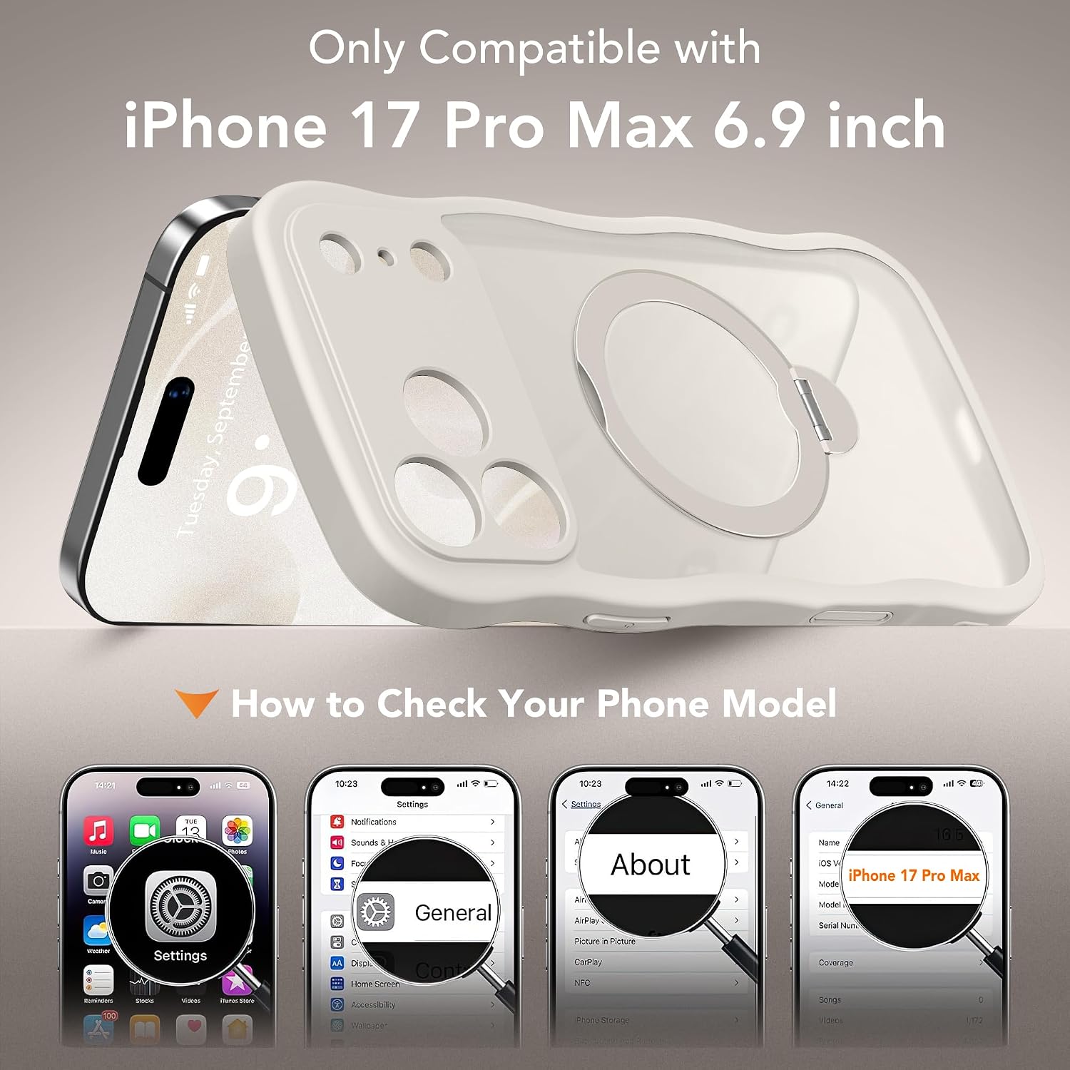 Thumbnail 1 de GOLBINBOX iPhone 17 Pro Max Magsafe 360°