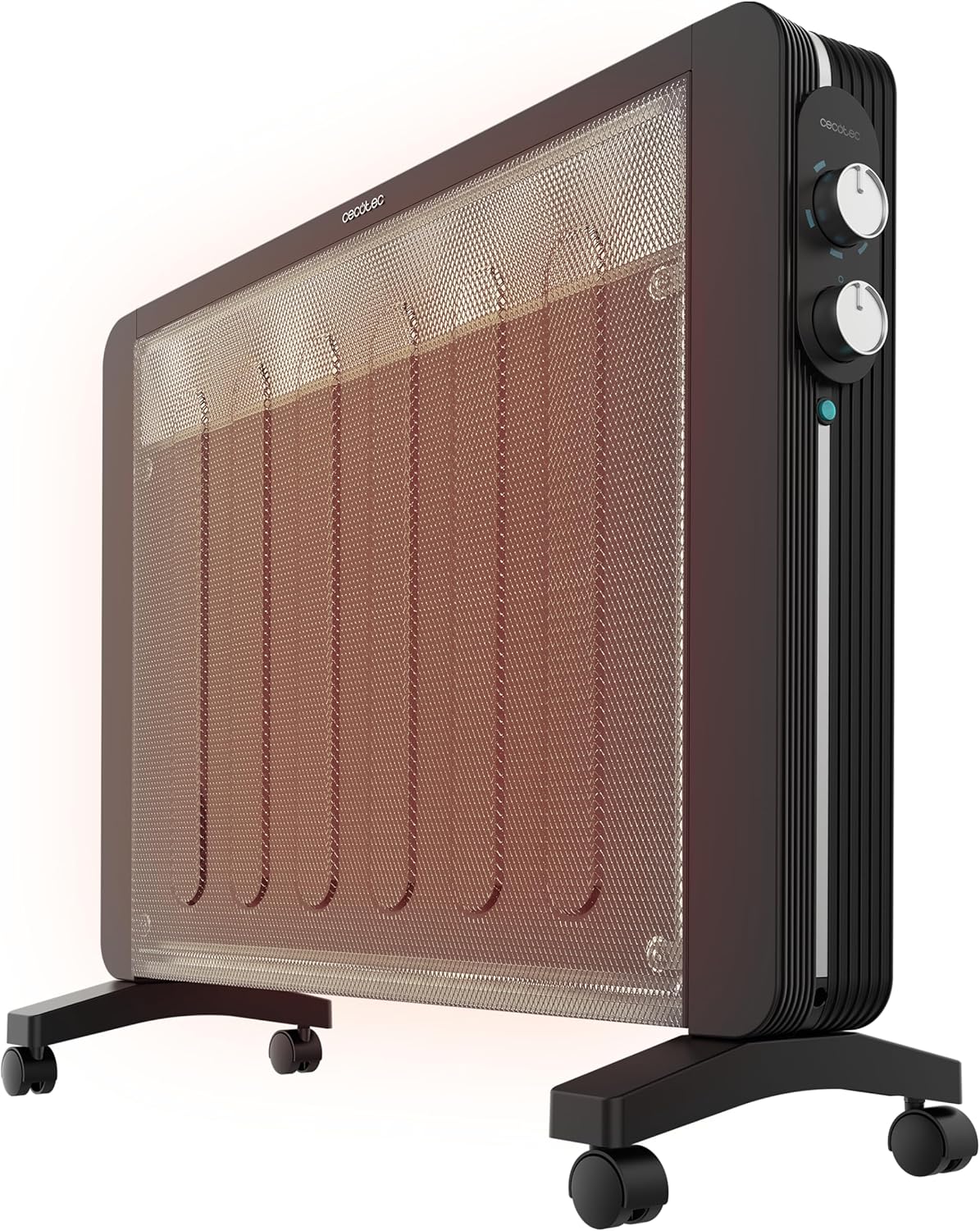 Cecotec Ready Warm 2000 Now piastra radiante in mica 2000 W con termostato e 2 livelli