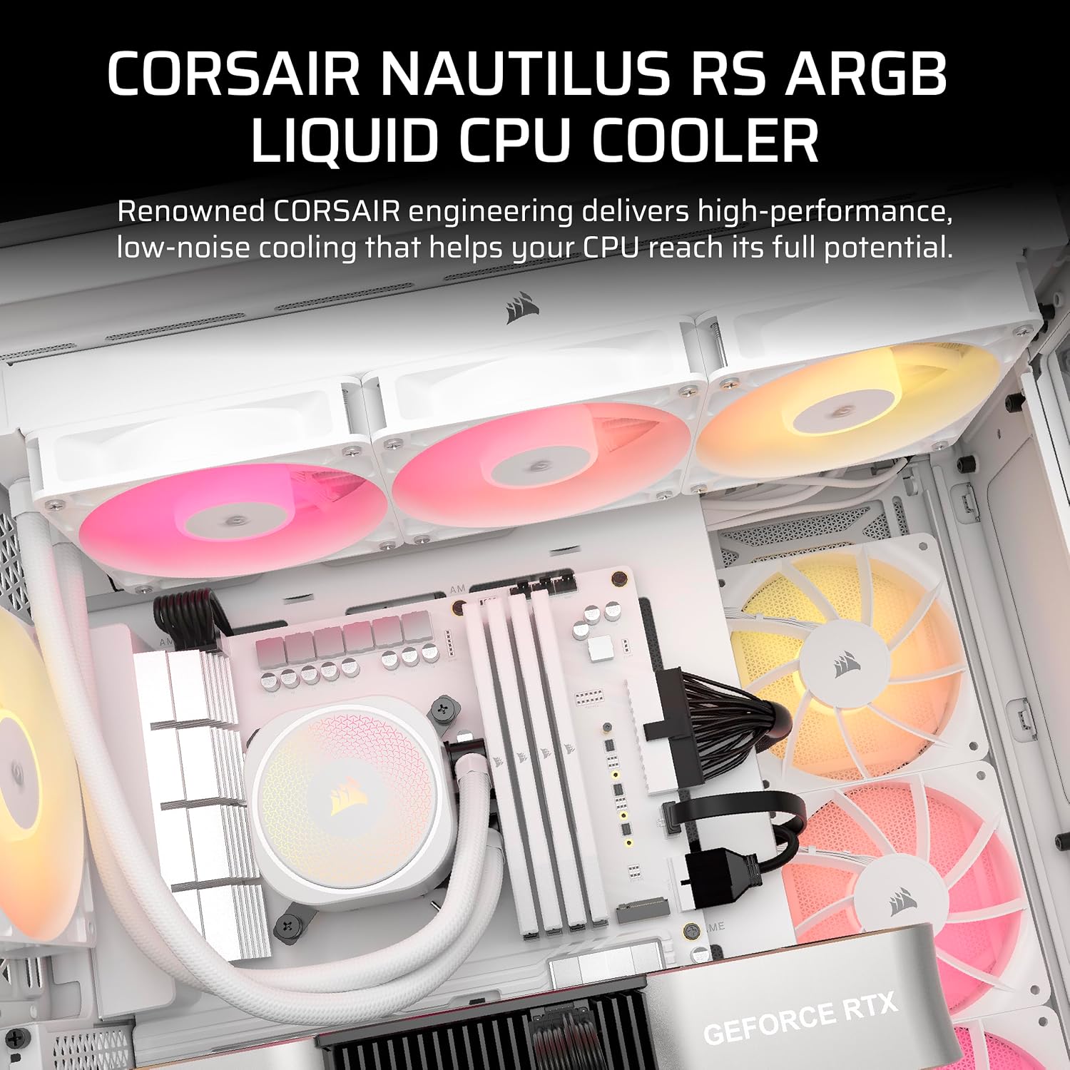 Detalle 2 de Corsair NAUTILUS 360 RS 360mm liquid CPU cooler