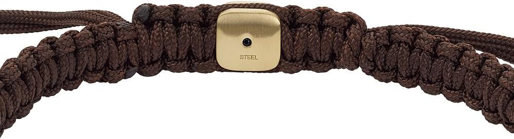 Thumbnail 4 de Fossil Herren-Edelstahl-Perlenarmband mit Schieberverschluss