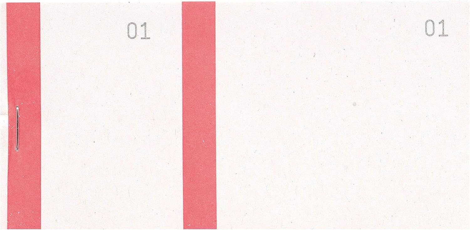 Detalle 2 de Exacompta Rif. 96399E – Confezione da 10 blocchi venditori con 100 fogli numerati e coupon staccabili (6,6 x 13,5 cm)