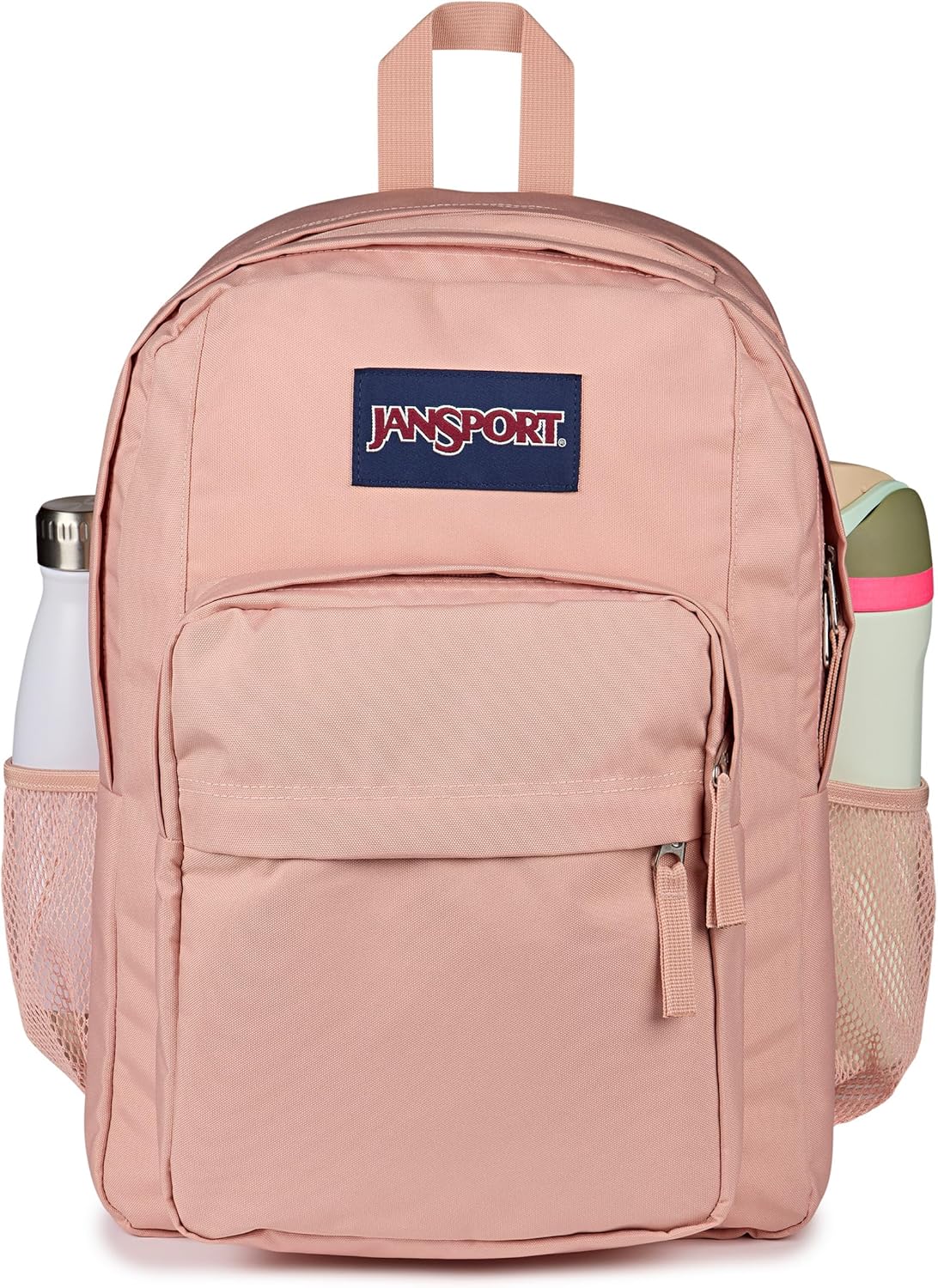 Detalle de JANSPORT Big Day Pack Zaino capiente per laptop 15" – Misty Rose