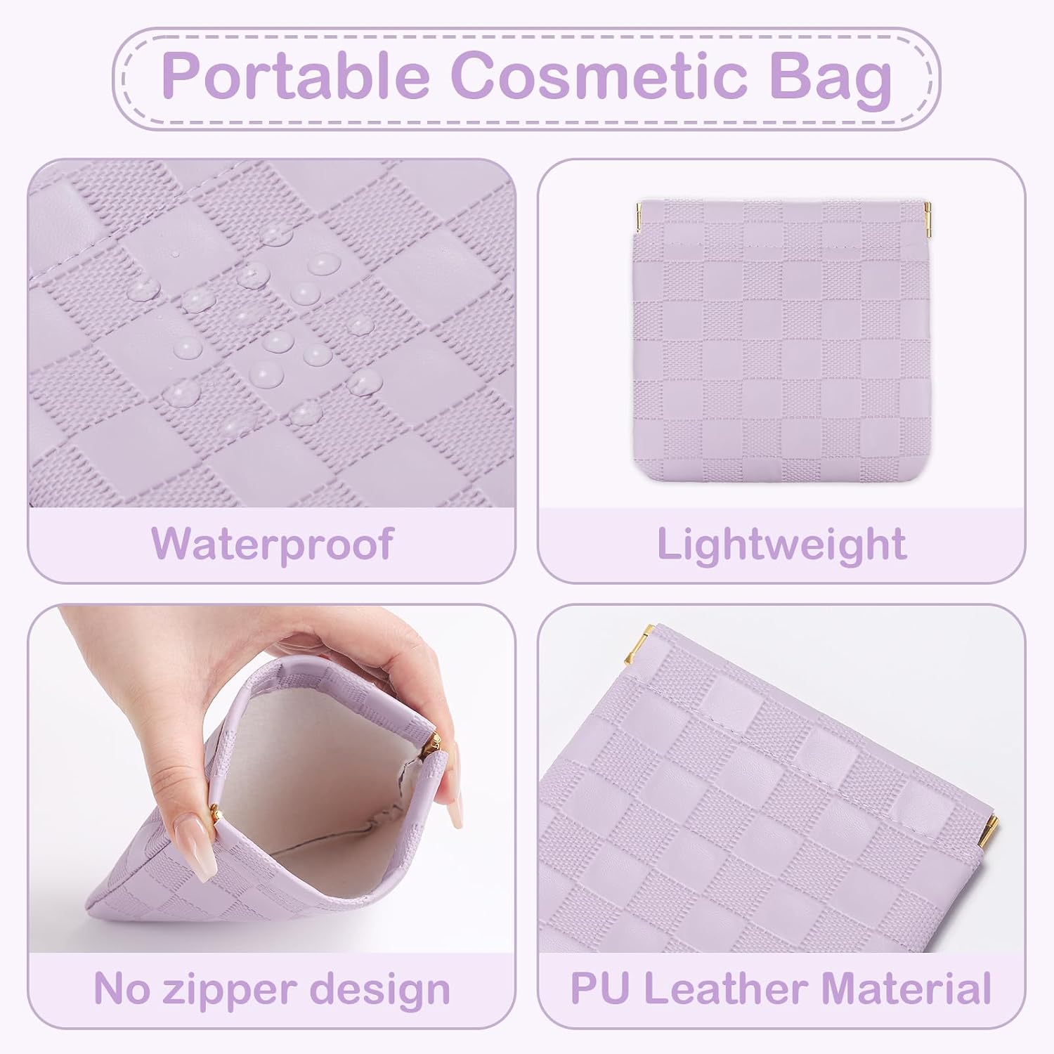 Detalle 2 de Sightor Mini Makeup Bags, PU Leather