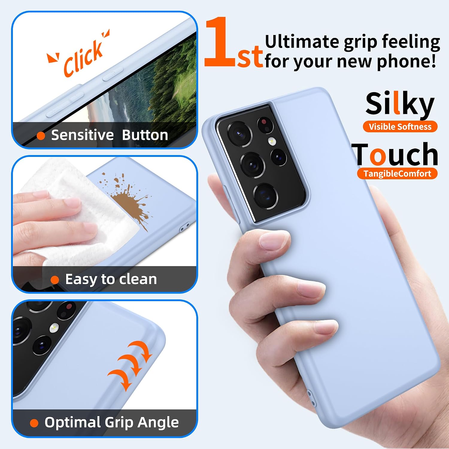 Thumbnail 6 de Samsung Galaxy S21 Ultra case, liquid silicone